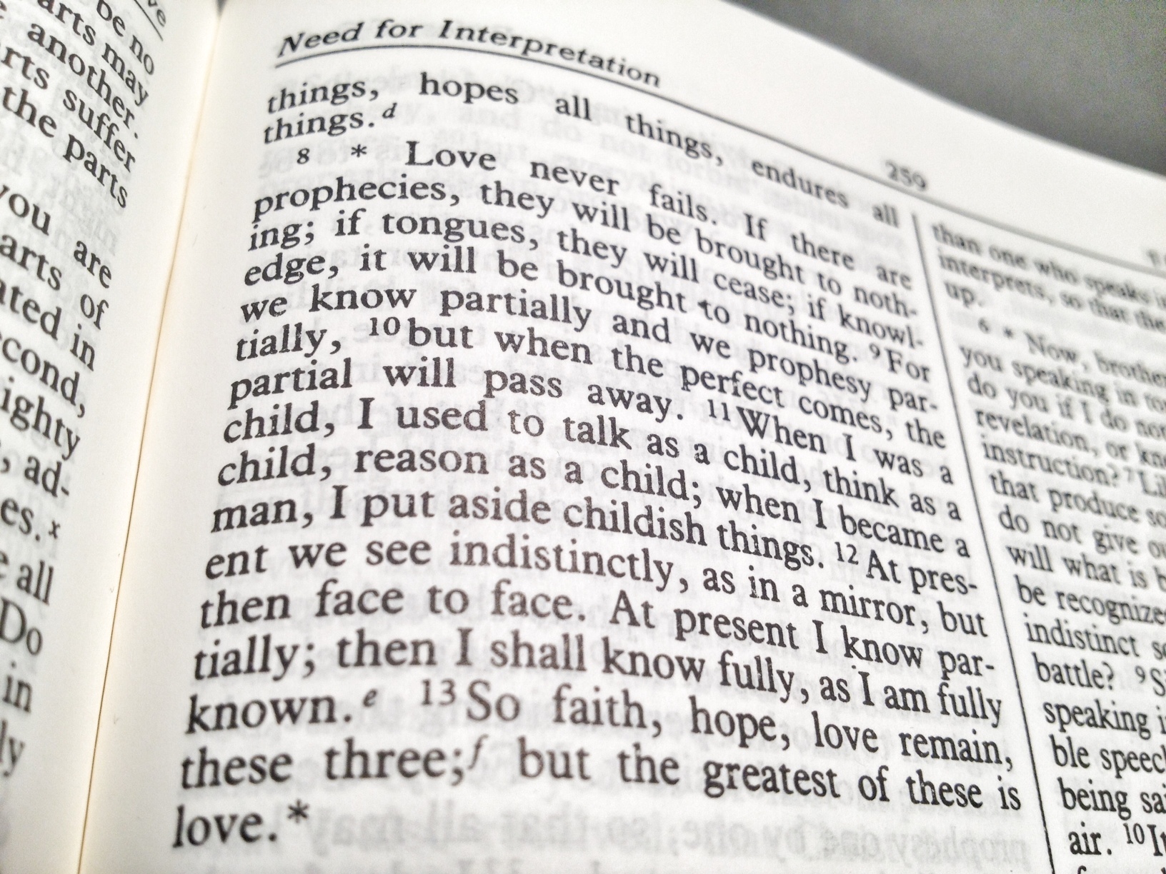 the living bible 1 corinthians 13